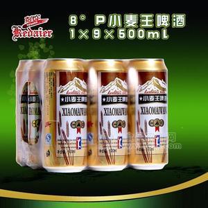 8°P山東德州克代爾小麥王啤酒1×9×500ml