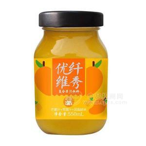 愛上引復合果汁飲料芒果汁+蘋果汁+鳳梨碎米550ml