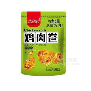 福凌雞肉卷香蔥味油炸膨化食品1x30包x228g