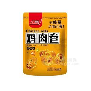 福凌雞肉卷香辣味油炸膨化食品1x30包x228g