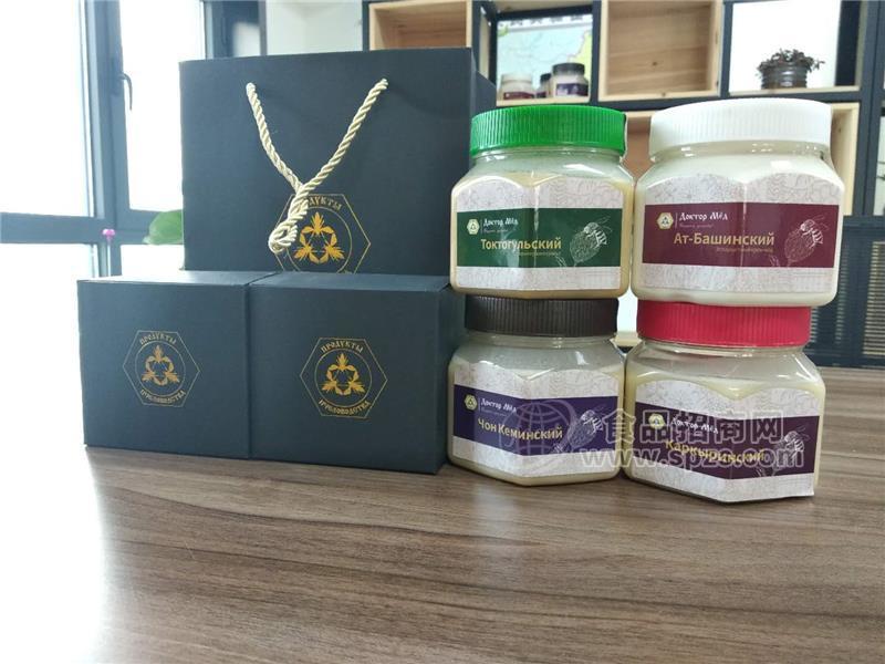 吉爾吉斯斯坦原瓶進(jìn)口自然成熟高山百花蜜600克/瓶