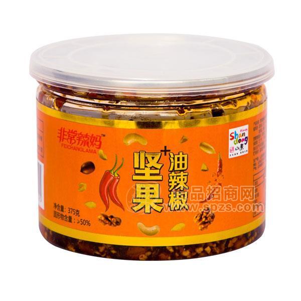 非常辣媽堅果油辣椒調(diào)味醬招商375g