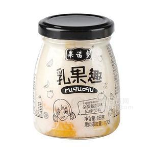果諾多乳果趣雜果酸奶味風(fēng)味飲料乳飲料188gx16瓶