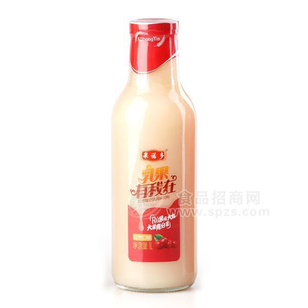 ·果诺多乳果酸奶系列大瓶装红枣味1Lx6瓶 