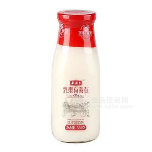 果諾多乳果飲料乳果酸奶系列乳飲料紅棗口味320gx12瓶