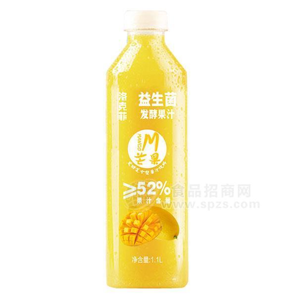 洛克菲芒果味益生菌發(fā)酵果汁飲品1.1L