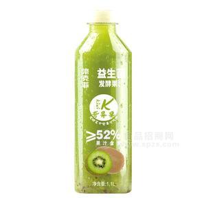 洛克菲奇異果味益生菌發(fā)酵果汁飲品1.1L