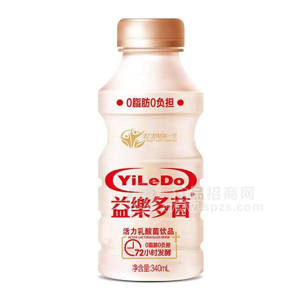 ·益樂多菌活力乳酸菌饮品瓶装招商340ml 