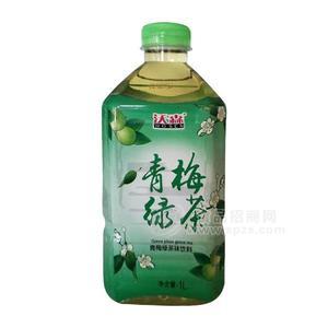 沃森青梅綠茶飲料1L