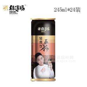 廠家直供五谷雜糧飲品245ml24罐裝綠道場(chǎng)招商