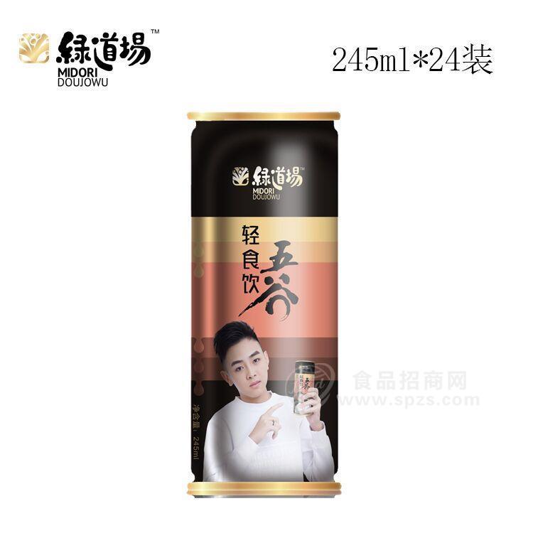 廠家直供五谷雜糧飲品245ml24罐裝綠道場招商