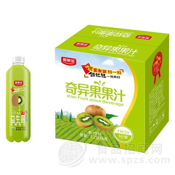 醇果滋 奇异果果汁饮料1.25Lx6瓶