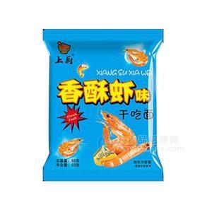 上廚香酥蝦味干吃面油炸方便面55g