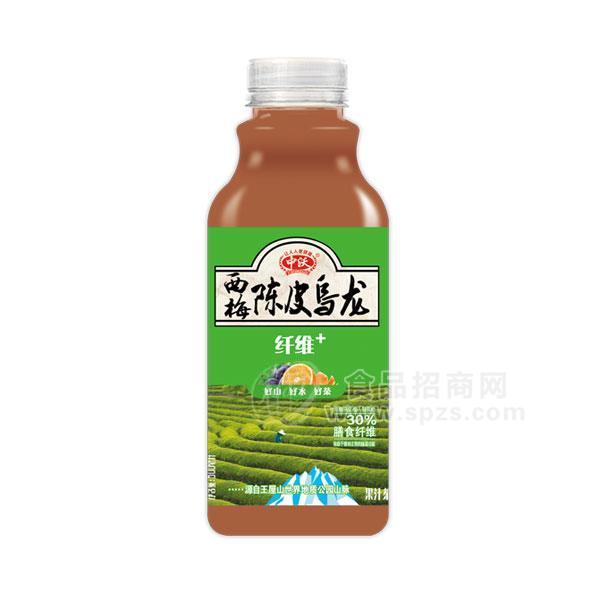 中沃西梅陳皮烏龍果汁茶飲料500ml