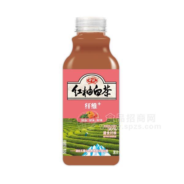 中沃紅柚白茶果汁茶飲料500ml