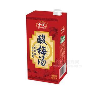 中沃原味酸梅汤1Lx6盒