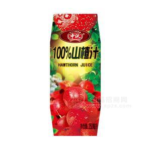 中沃山楂汁味果汁飲料250ml