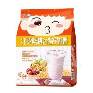 每味 红枣核桃谷物早餐奶700g