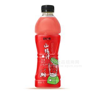 好未山楂汁飲料果汁飲料1L