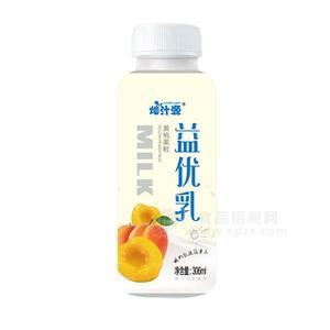 燦汁源 益優(yōu)乳黃桃果粒乳酸菌飲料306ml