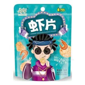 LYLY虾片膨化食品休闲食品30g
