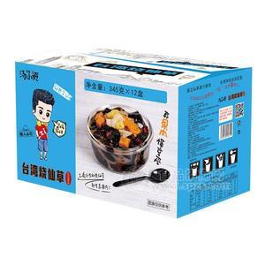 湯小資臺(tái)灣燒仙草懶人素食方便食品345gx12盒