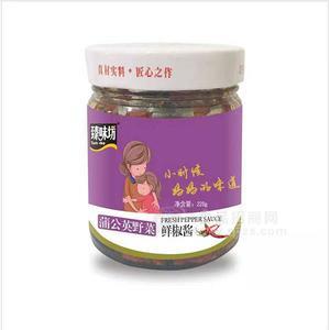 臻味坊蒲公英野菜鲜椒酱调味酱类228g