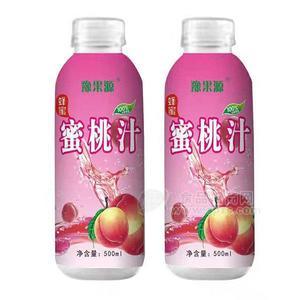 豫果源蜜桃汁飲料果汁飲料500ml