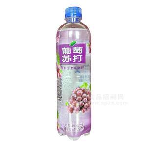 德雨葡萄蘇打葡萄味碳酸飲料500ml