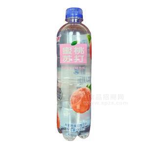 德雨蜜桃蘇打水蜜桃味碳酸飲料500ml