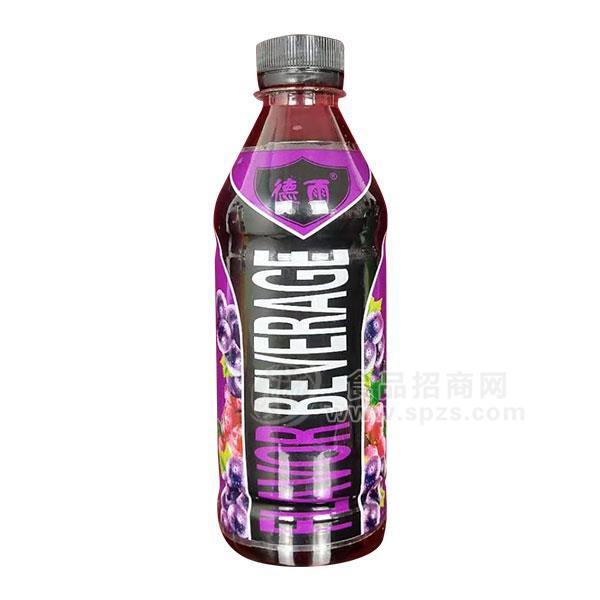 德雨風(fēng)味飲料葡萄味果味飲料450ml