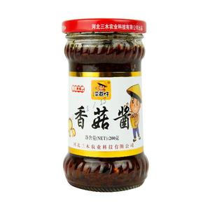 三木采菇仔香菇酱调味品200g