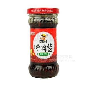 三木采菇仔香菇牛肉酱调味品200g