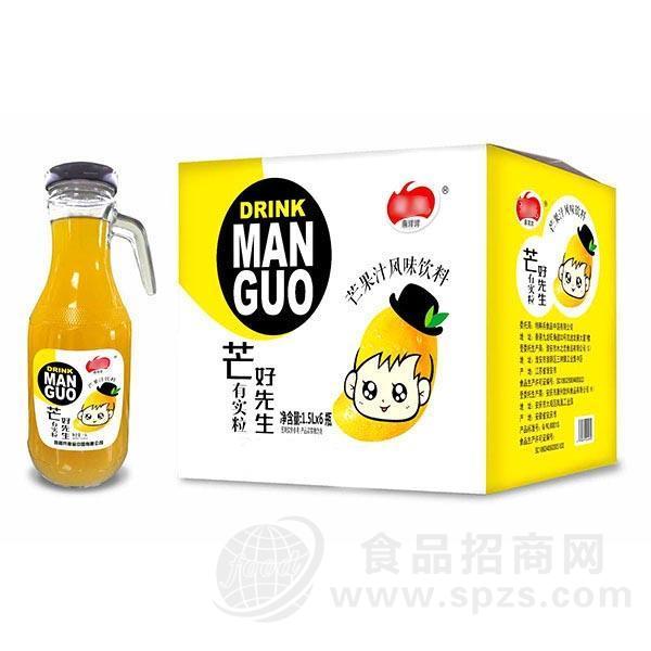 亲亲喜洋洋芒果汁风味饮料1.5Lx6瓶