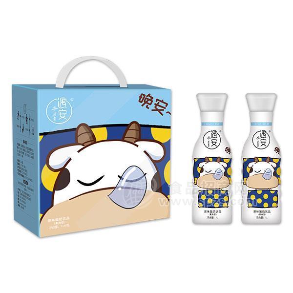 遇安原味酸奶饮品果肉型 1Lx6瓶