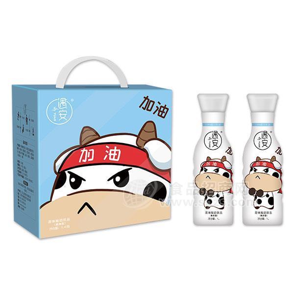 遇安原味酸奶饮品 果肉型 1Lx6瓶