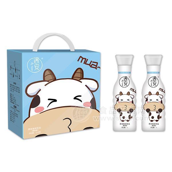 遇安原味酸奶饮品果肉型1Lx6瓶