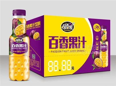 爆香果百香果汁果汁飲料480ml招商