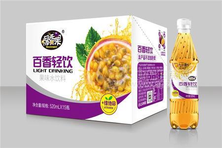 爆香果百香輕飲果味水飲料520mlX15瓶招商