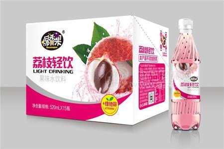 爆香果荔枝輕飲果味水飲料520mlX15瓶招商