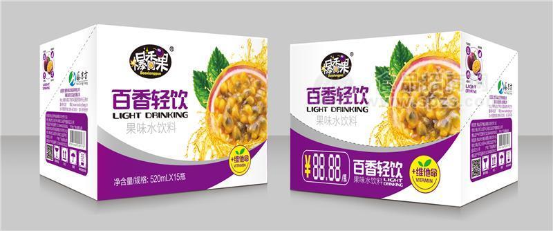 爆香果百香輕飲果味水飲料520mlX15瓶