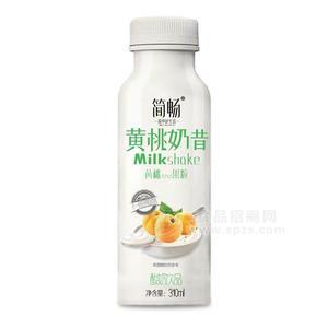 簡暢黃桃奶昔酸奶飲品310ml