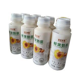 图瓦村落鲜果奶优牛奶+果汁乳饮料310ml