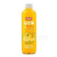 美吉源益生菌發(fā)酵果汁飲料鮮橙味復(fù)合果汁飲料1.25L