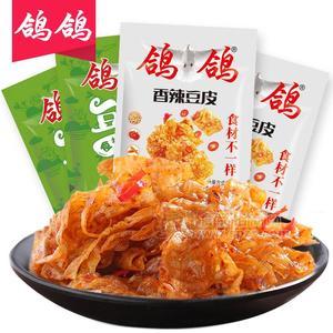鸽鸽大包豆皮香辣味，蒜香味厂家直销麻辣零售小吃