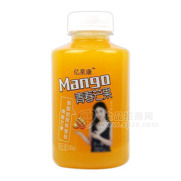 億泉康青春芒果汁飲料果汁飲料380ml