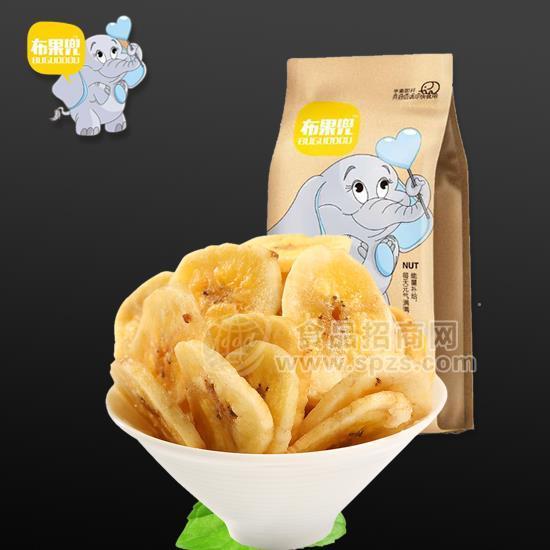 布果兜香蕉片休闲食品 蜜饯果脯  