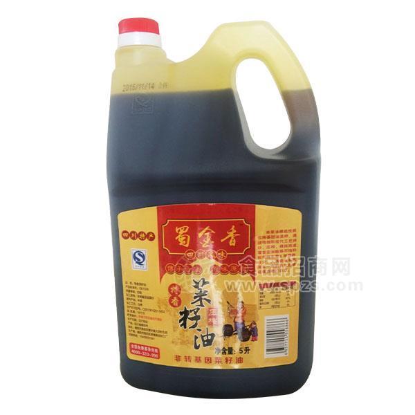 蜀金香 特香菜籽油5L 食用油