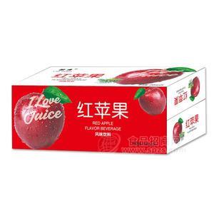 领爽红苹果风味饮料250mlx24