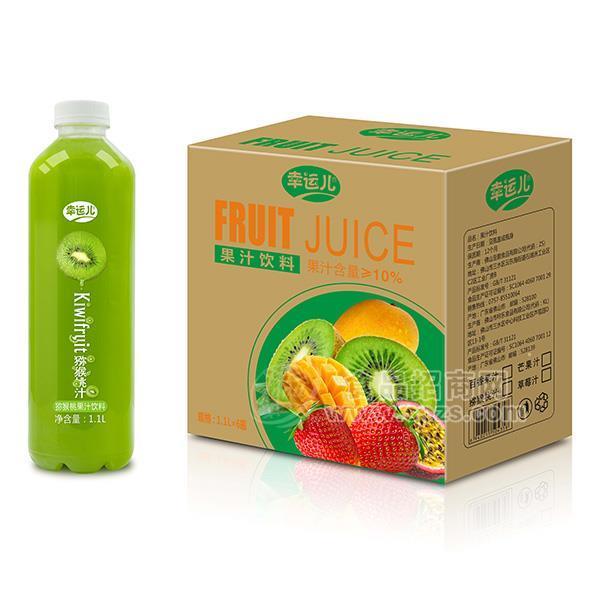 幸運兒獼猴桃果汁飲料1.1Lx6瓶